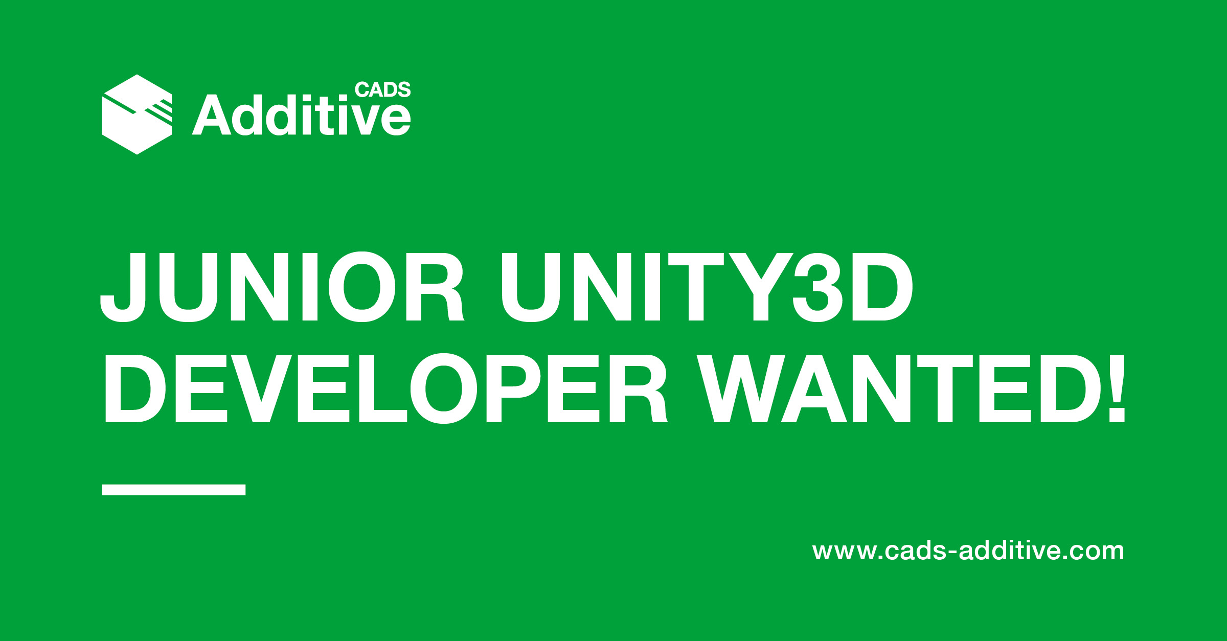 Job Adverstisement Unity 3D Developer